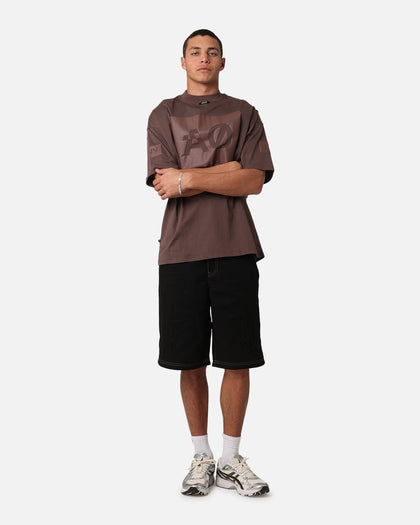The Anti Order Tao Box Logo T-Shirt Brown