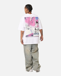 Playboy The Kiss T-Shirt White/Pink