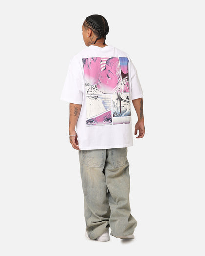 Playboy The Kiss T-Shirt White/Pink