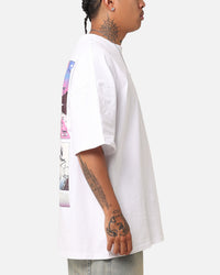 Playboy The Kiss T-Shirt White/Pink