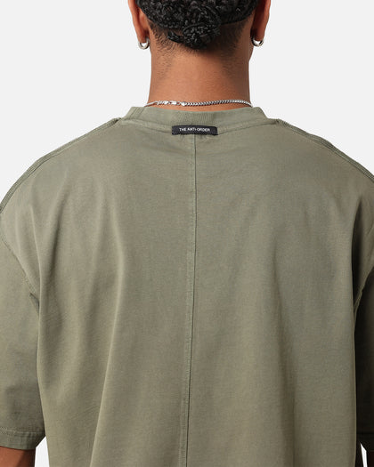 The Anti Order Project Anti Non Seam T-Shirt Vintage Army