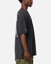Mitchell & Ness Philadelphia Eagles 'Alter Ego' Flames T-Shirt Faded Black