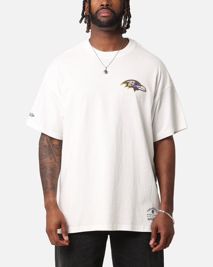 Mitchell & Ness Baltimore Ravens 'Alter Ego' Flames T-Shirt Vintage White