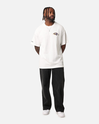 Mitchell & Ness Baltimore Ravens 'Alter Ego' Flames T-Shirt Vintage White
