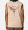 Saint Morta Momento Mori Oversized Muscle T-Shirt Stone