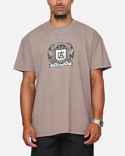 Carre Crested T-Shirt Dark Brown