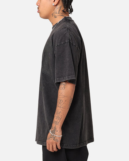 Carre Classic Champs T-Shirt Black Acidwash