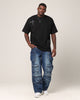 Saint Morta Shadow Waffle T-Shirt Black