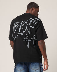 Saint Morta Shadow Waffle T-Shirt Black