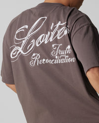 Loiter Truth And Reconciliation T-Shirt Charcoal