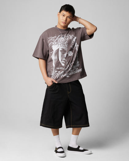 Loiter Truth And Reconciliation T-Shirt Charcoal