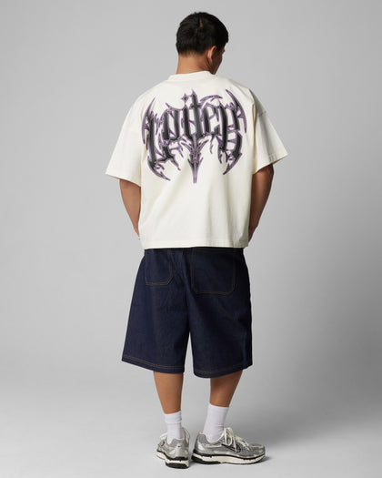 Loiter Metal Boxy T-Shirt Off White