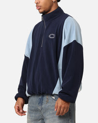 Carre C-Star Polarfleece Quarter Zip Crewneck Light Blue/Mul
