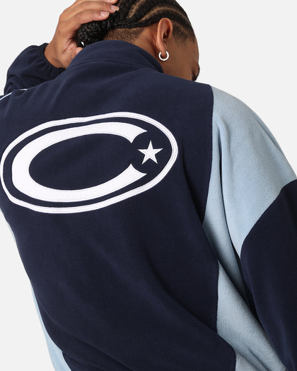 Carre C-Star Polarfleece Quarter Zip Crewneck Light Blue/Mul