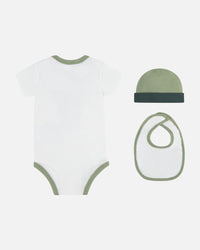 Nike Infants' Bodysuit 3 Piece Gift Set Sail