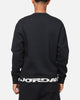 Jordan Jumpman MVP Graphic Fleece Crewneck Sweatshirt Black/Sail