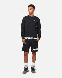 Jordan Jumpman MVP Graphic Fleece Crewneck Sweatshirt Black/Sail