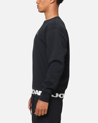 Jordan Jumpman MVP Graphic Fleece Crewneck Sweatshirt Black/Sail