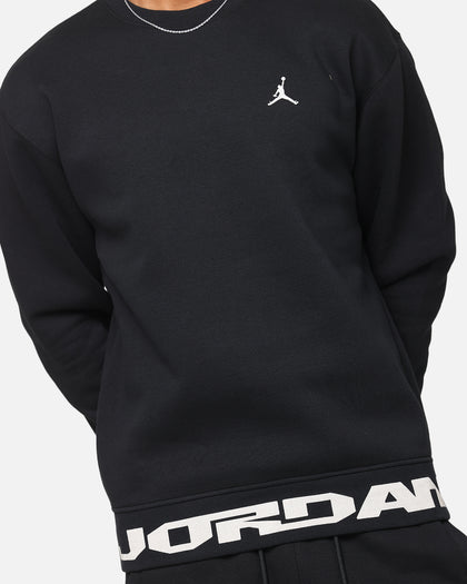 Jordan Jumpman MVP Graphic Fleece Crewneck Sweatshirt Black/Sail
