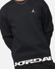 Jordan Jumpman MVP Graphic Fleece Crewneck Sweatshirt Black/Sail
