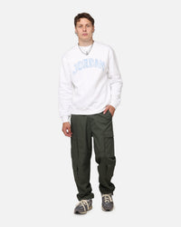 Jordan Essentials Holiday Fleece Crewneck White