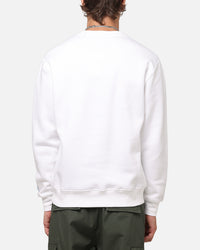 Jordan Essentials Holiday Fleece Crewneck White
