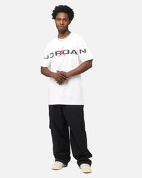 Jordan Air Stretch Crewneck T-Shirt White/Black