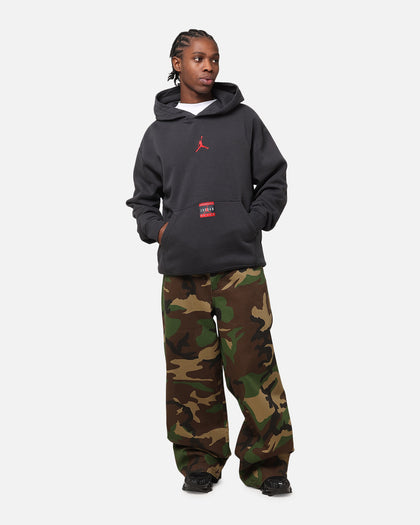 Jordan Brooklyn Fleece Pullover J Day Hoodie Off Noir/Gym Red