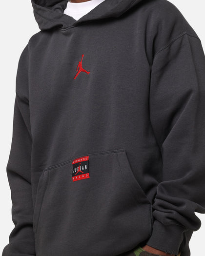 Jordan Brooklyn Fleece Pullover J Day Hoodie Off Noir/Gym Red