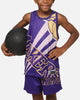 NBA Kids' Los Angeles Lakers Hedley Mesh Tank Purple