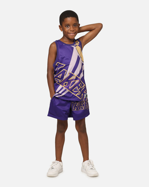 NBA Kids' Los Angeles Lakers Hedley Mesh Tank Purple