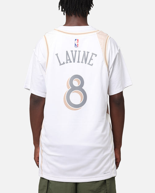 Nike Zach LaVine Chicago Bulls #8 City Edition 2024/25 Nike Dri-Fit NBA Swingman Jersey White