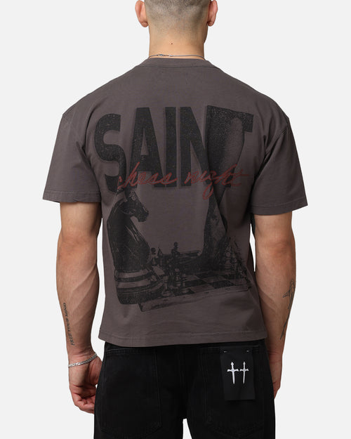 Saint Morta Chess Night T-Shirt Charcoal
