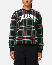 Jordan Women's Brooklyn Fleece Graphic Crewneck Sweatshirt Gorge Green/Sail