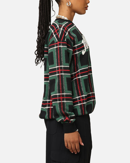 Jordan Women's Brooklyn Fleece Graphic Crewneck Sweatshirt Gorge Green/Sail