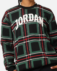Jordan Women's Brooklyn Fleece Graphic Crewneck Sweatshirt Gorge Green/Sail