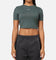 Nike Women's Sportswear Essential Slim Cropped T-Shirt Vintage Green/White