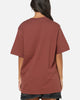 Nike Women's Sportswear Phoenix T-Shirt Red Sepia