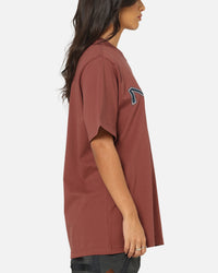Nike Women's Sportswear Phoenix T-Shirt Red Sepia