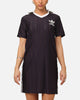 Adidas Women's 3-Stripes Pinstripe Dress Aurora Black
