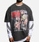 Culture Kings X WWE Roman Reigns Vintage T-Shirt Black Wash
