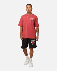 New Era Chicago Bulls Washed NBA T-Shirt Burgundy