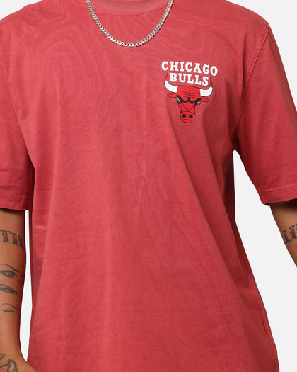 New Era Chicago Bulls Washed NBA T-Shirt Burgundy
