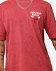 New Era Chicago Bulls Washed NBA T-Shirt Burgundy