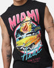 Mitchell & Ness Miami Heat Cruising Muscle T-Shirt Faded Black