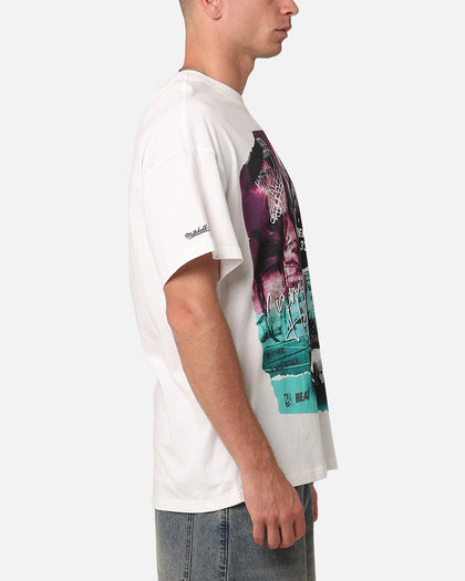 Mitchell & Ness Miami Heat Alonzo Mourning South Beach T-Shirt Vintage White