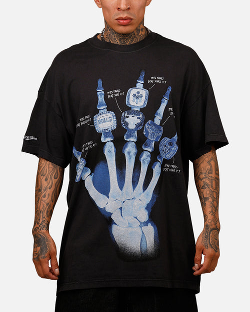 Mitchell & Ness Chicago Bulls Xray T-Shirt Faded Black