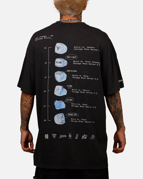 Mitchell & Ness Chicago Bulls Xray T-Shirt Faded Black