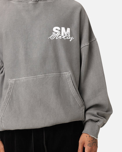 Saint Morta Saint Studios Hoodie Washed Charcoal
