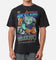 Mitchell & Ness New Zealand Warriors Ball Busting T-Shirt Overdyed Black